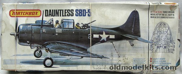 Matchbox 1/32 Douglas SBD-5 Dauntless - US Marines VMSB-231 1944 / A-24B French Air Force 1944 / Royal New Zealand Air Force 25 DBS 1944, PK-503 plastic model kit